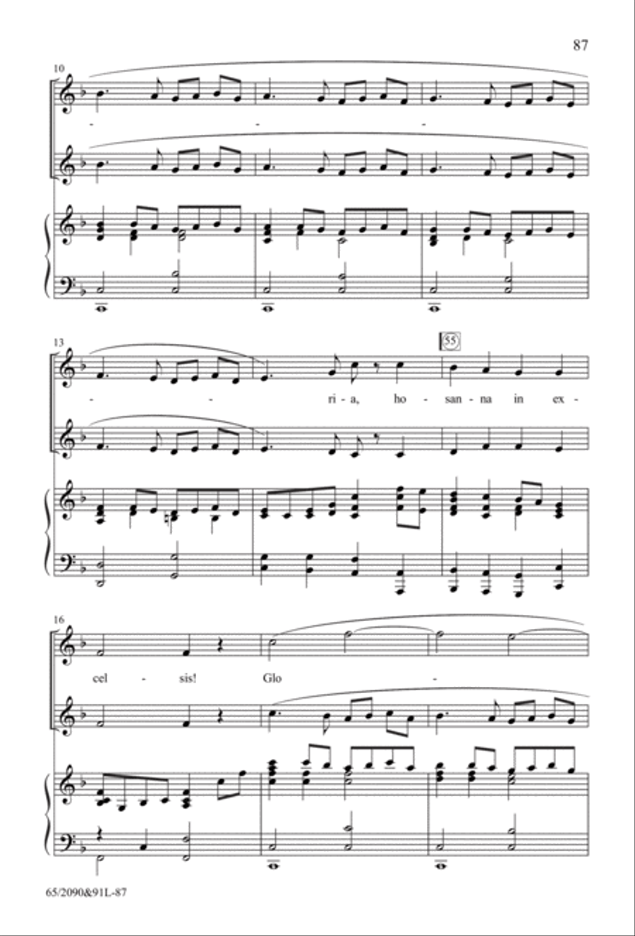 The Glory of Christmas - SATB with Performance CD 4-Part scores gallery preview page 42