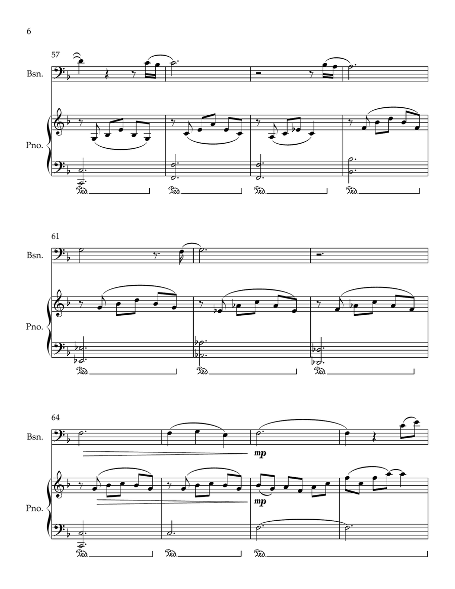 Cavatina Cavatina Bassoon scores gallery preview page 6