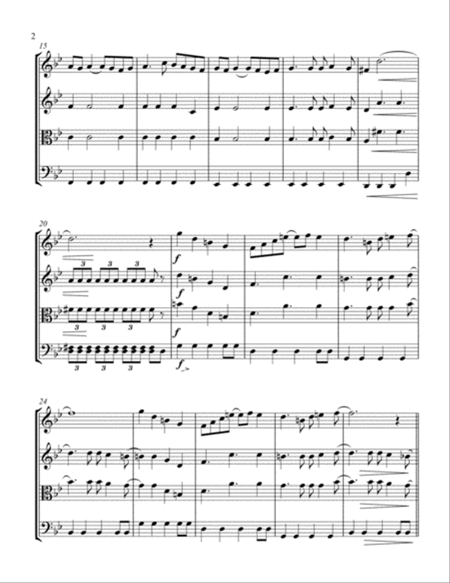 Happy Together String Quartet scores gallery preview page 2
