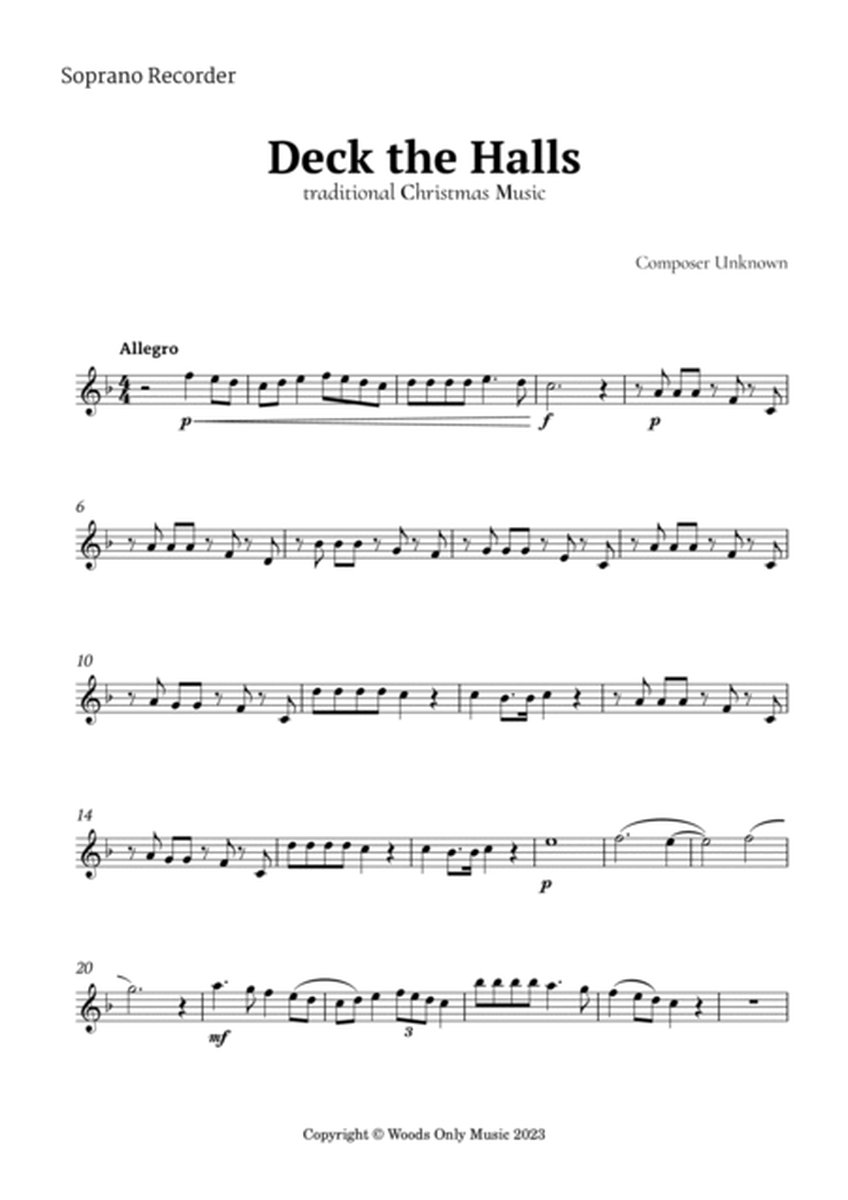 Deck the Halls by Oliphant for Recorder Quintet image number null