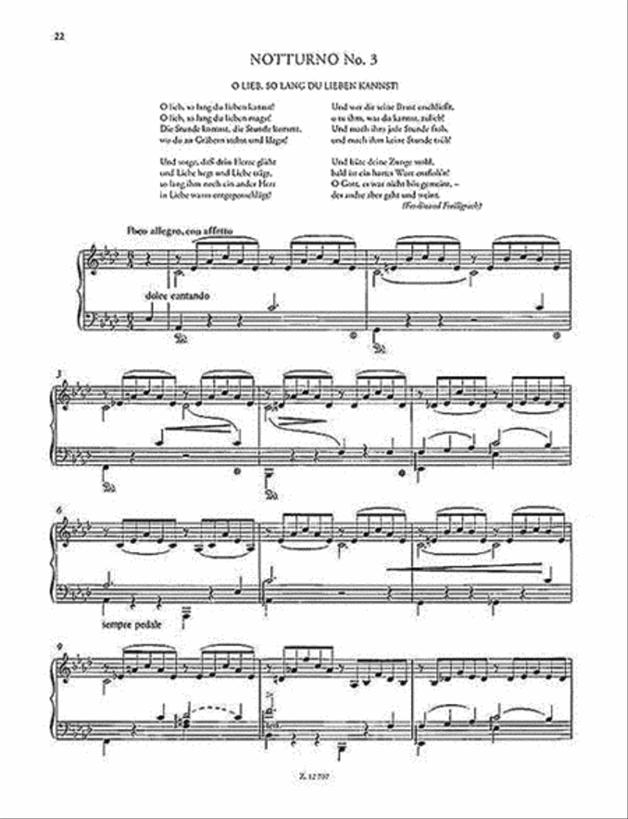 Liebestraum (3 Nocturnes) Piano Solo scores gallery preview page 5