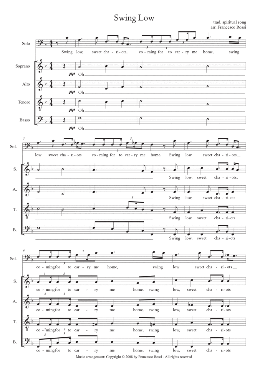 Swing Low Divisi scores gallery preview page 1