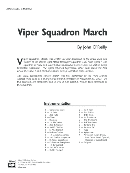Viper Squadron March: Score