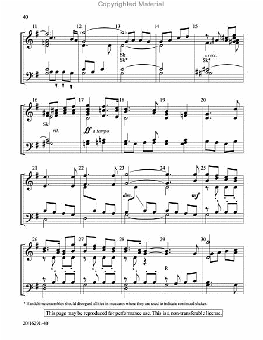 And All the Bells on Earth Shall Ring! 3-Octaves scores gallery preview page 9