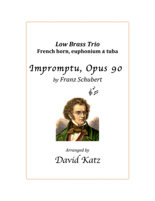 Schubert Impromptu Opus 90 for french horn, euphonium and tuba