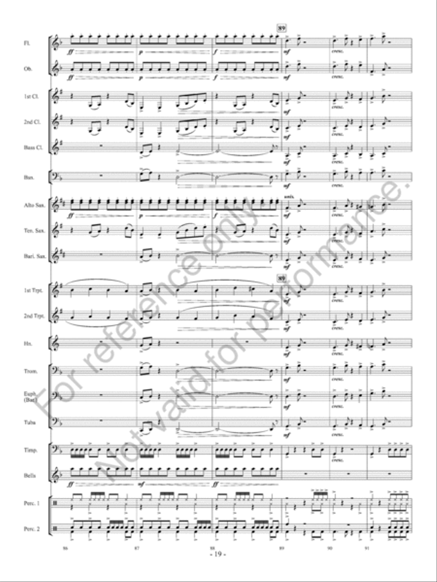 Factory Riffs Concert Band scores gallery preview page 20