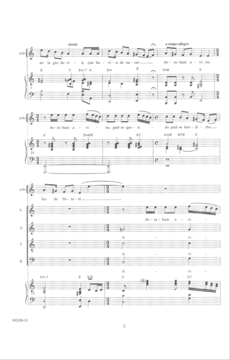 Cuando el Rey Nimrod 4-Part scores gallery preview page 2