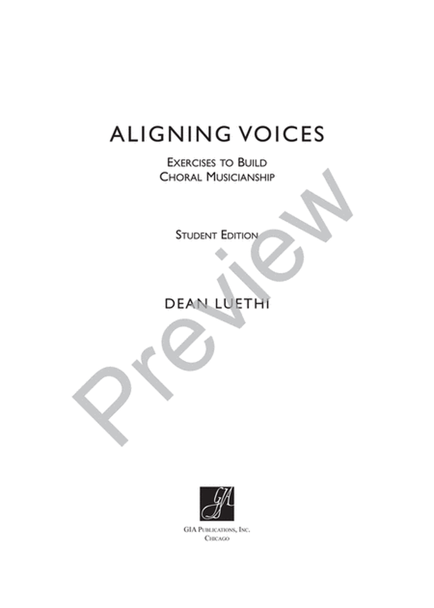 Aligning Voices - Student edition