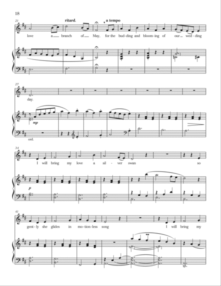 As A Branch in May Medium Voice scores gallery preview page 2