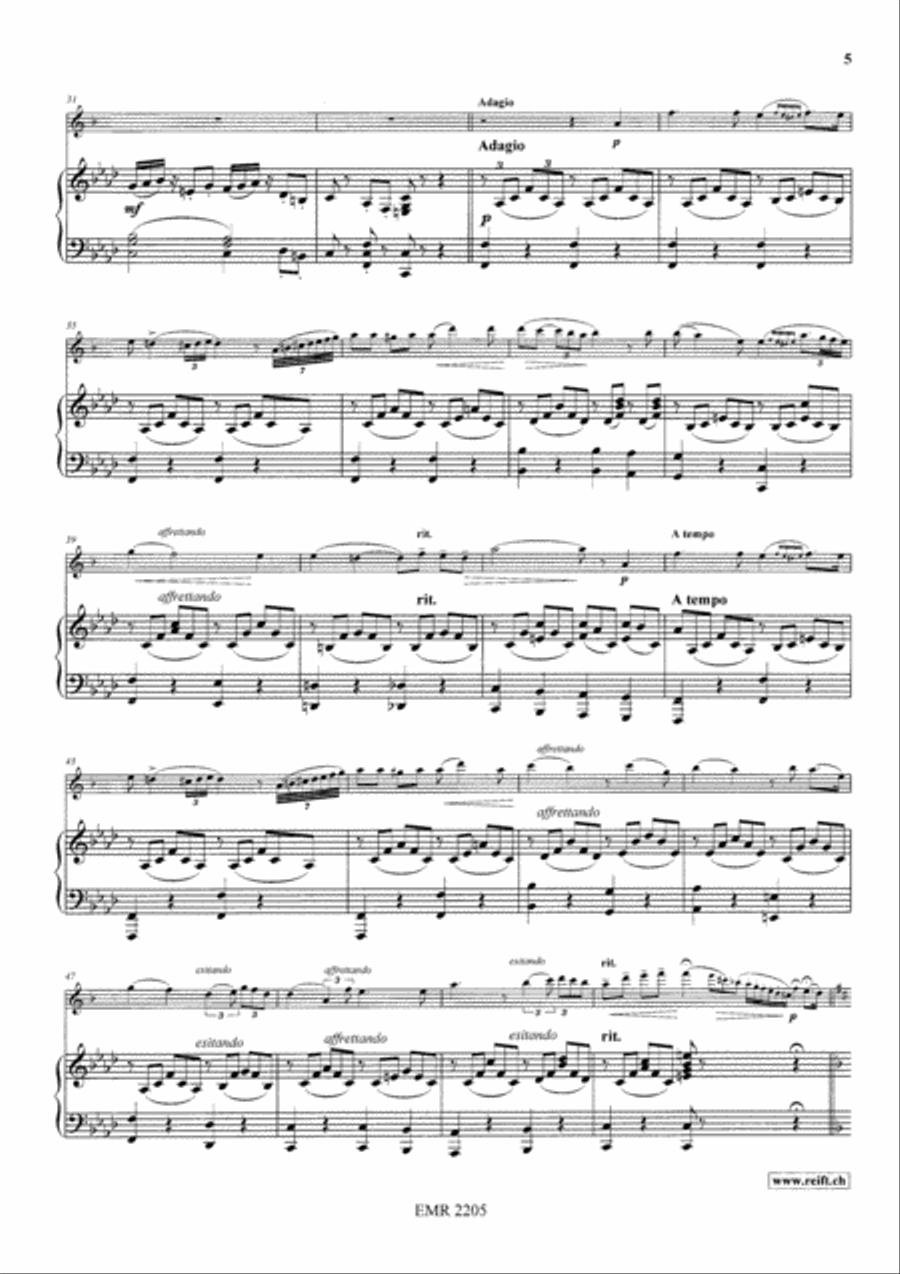 Slavonic Fantasy Alto Saxophone scores gallery preview page 6