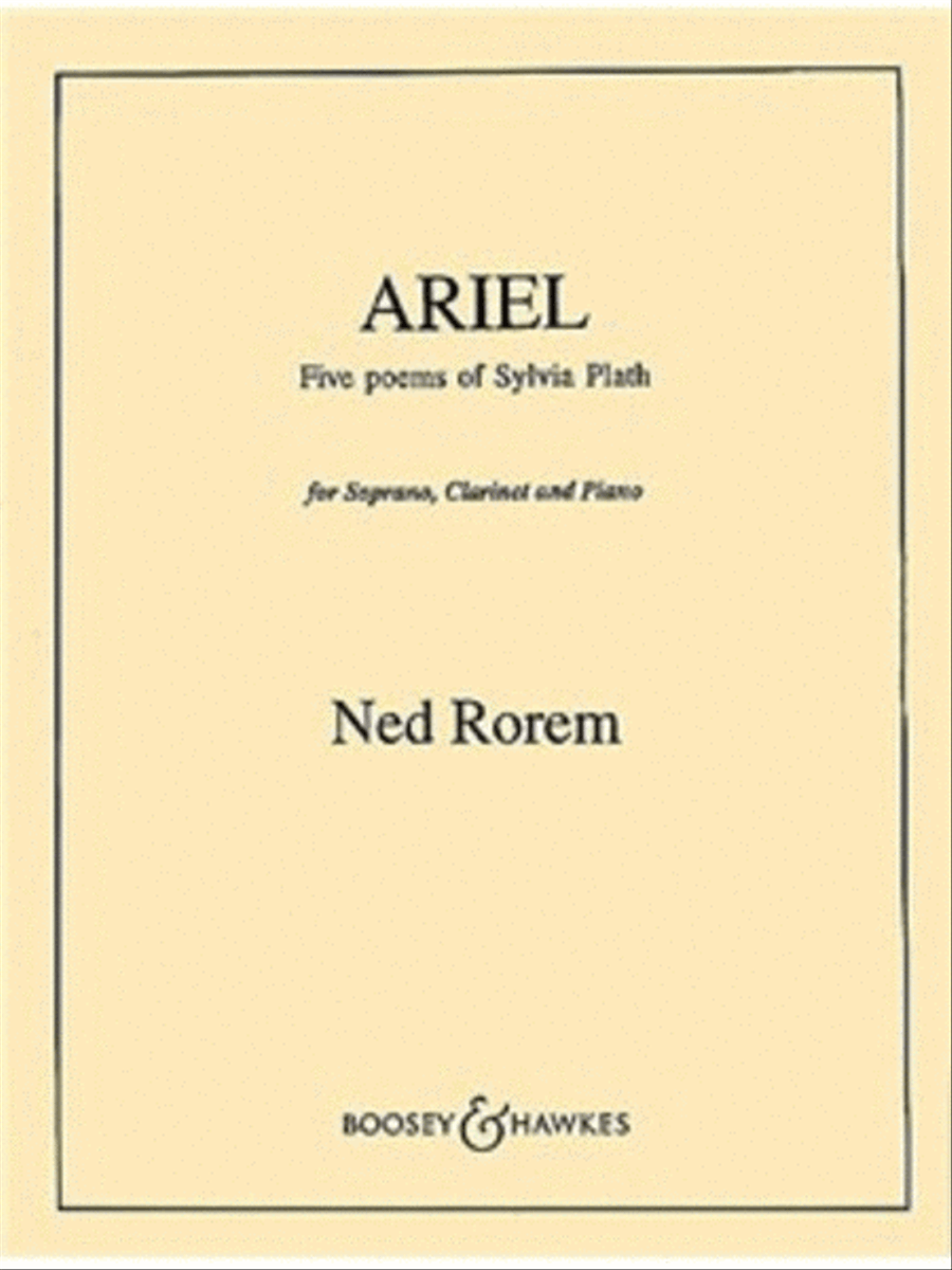 Ariel by Ned Rorem Voice - Sheet Music