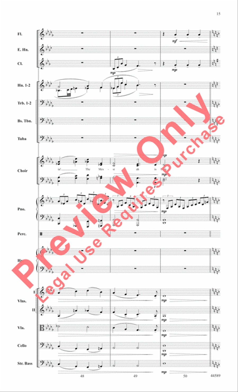 Song of Bethlehem Song of Bethlehem Choir scores gallery preview page 16