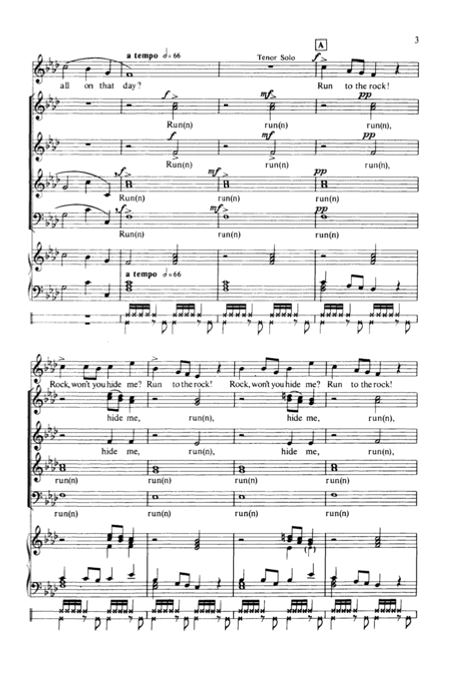Sinner Man Sinner Man 4-Part scores gallery preview page 14