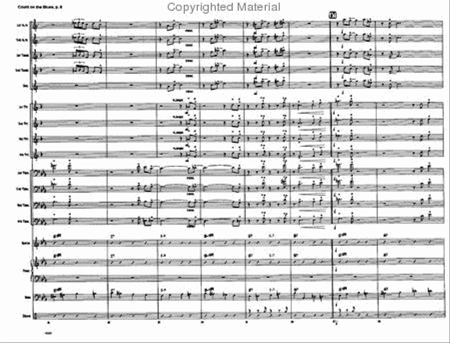 Count on the Blues Count on the Blues Jazz Ensemble scores gallery preview page 9