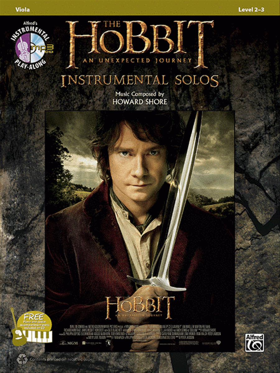 The Hobbit -- An Unexpected Journey Instrumental Solos for Strings (Viola)