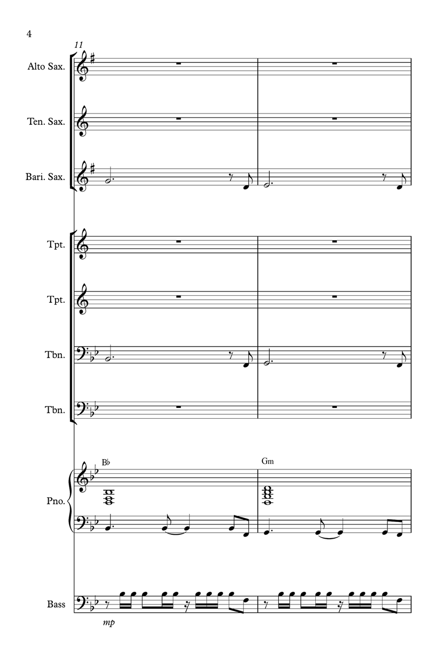 Circle Of Life Concert Band scores gallery preview page 4