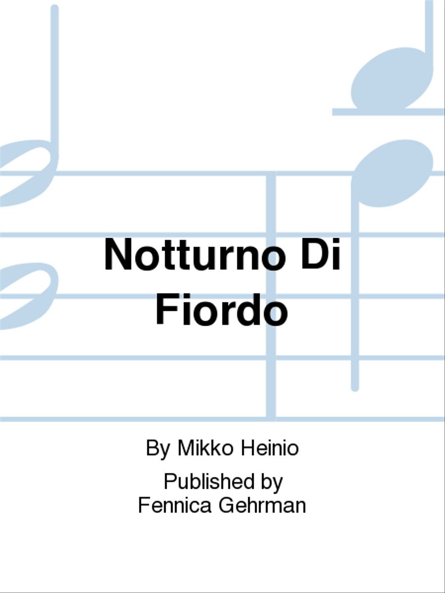 Notturno di fiordo Flute scores gallery preview page 1