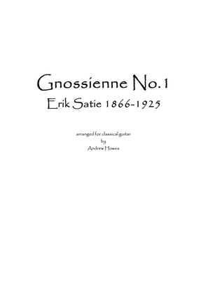 Gnossienne No.1