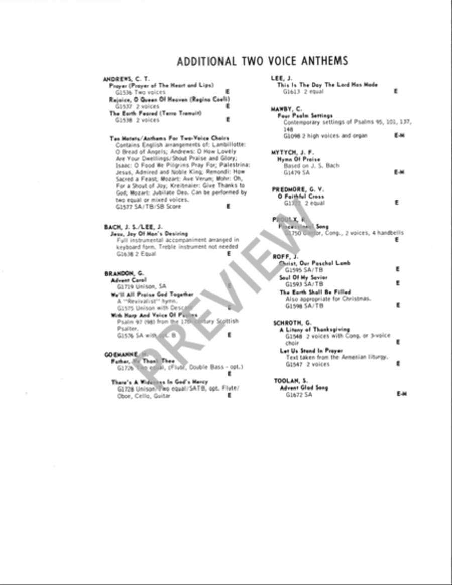 Blessed Christ Is Risen Today 2-Part scores gallery preview page 5