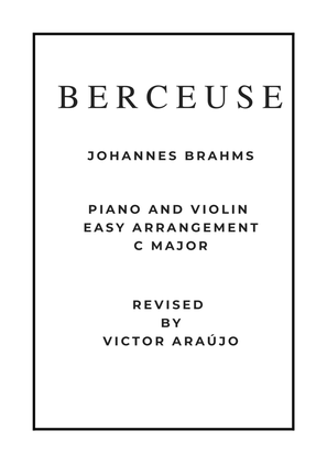 Berceuse - easy violin and piano