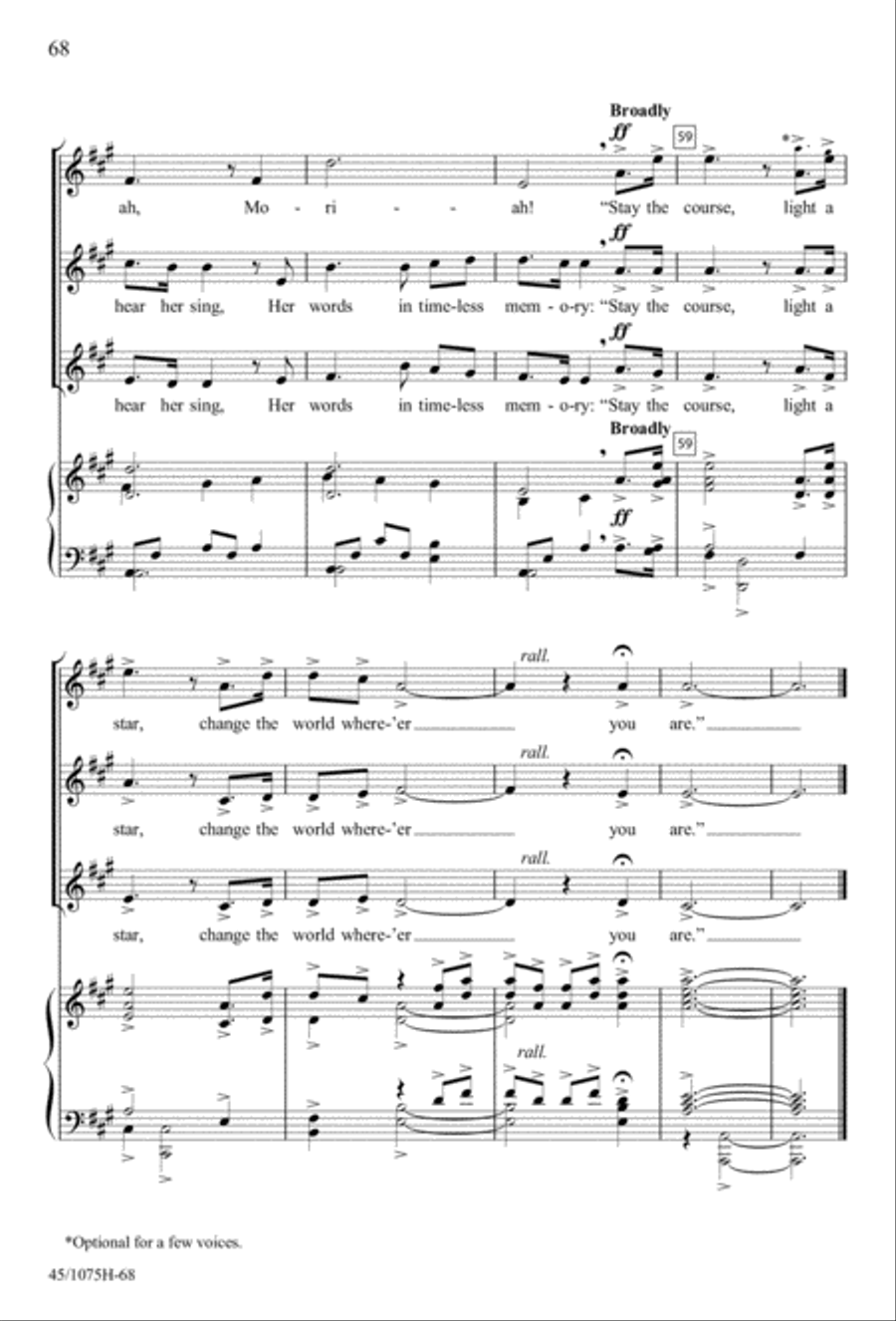 In Concert! for SSA SSA scores gallery preview page 70