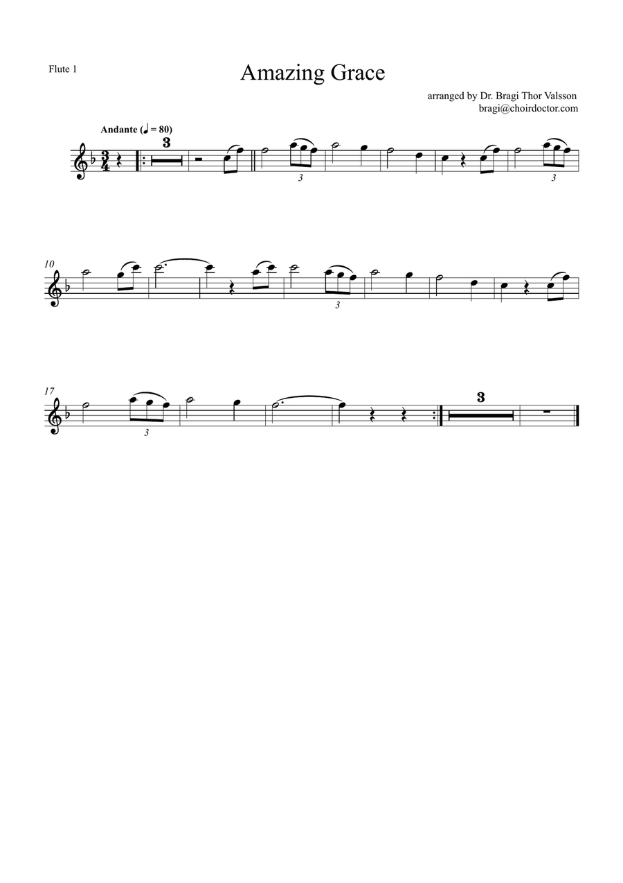 Five Sacred Songs - Flute duet with piano accompaniment Flute Duet scores gallery preview page 4