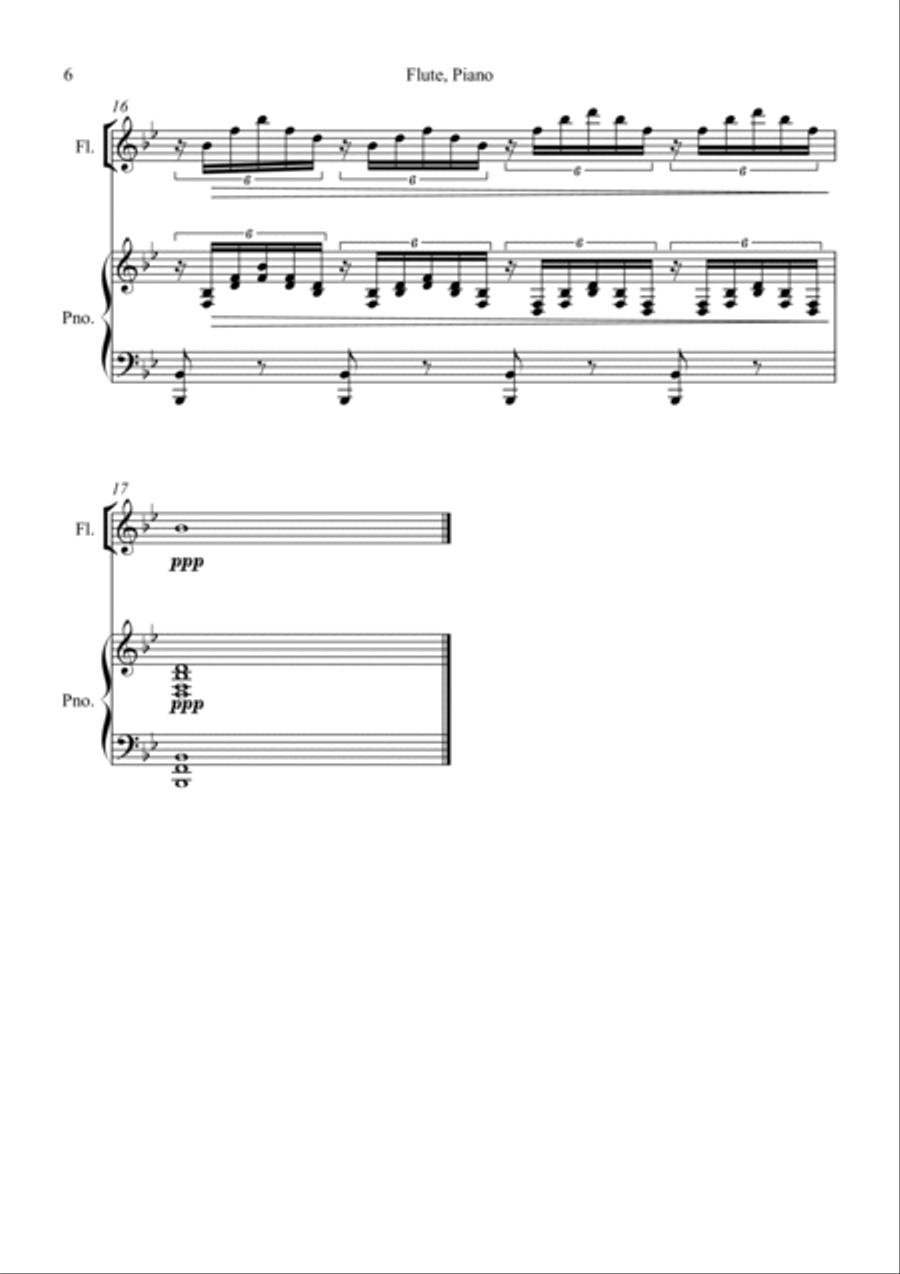 Ave Maria For Flute Flute scores gallery preview page 6