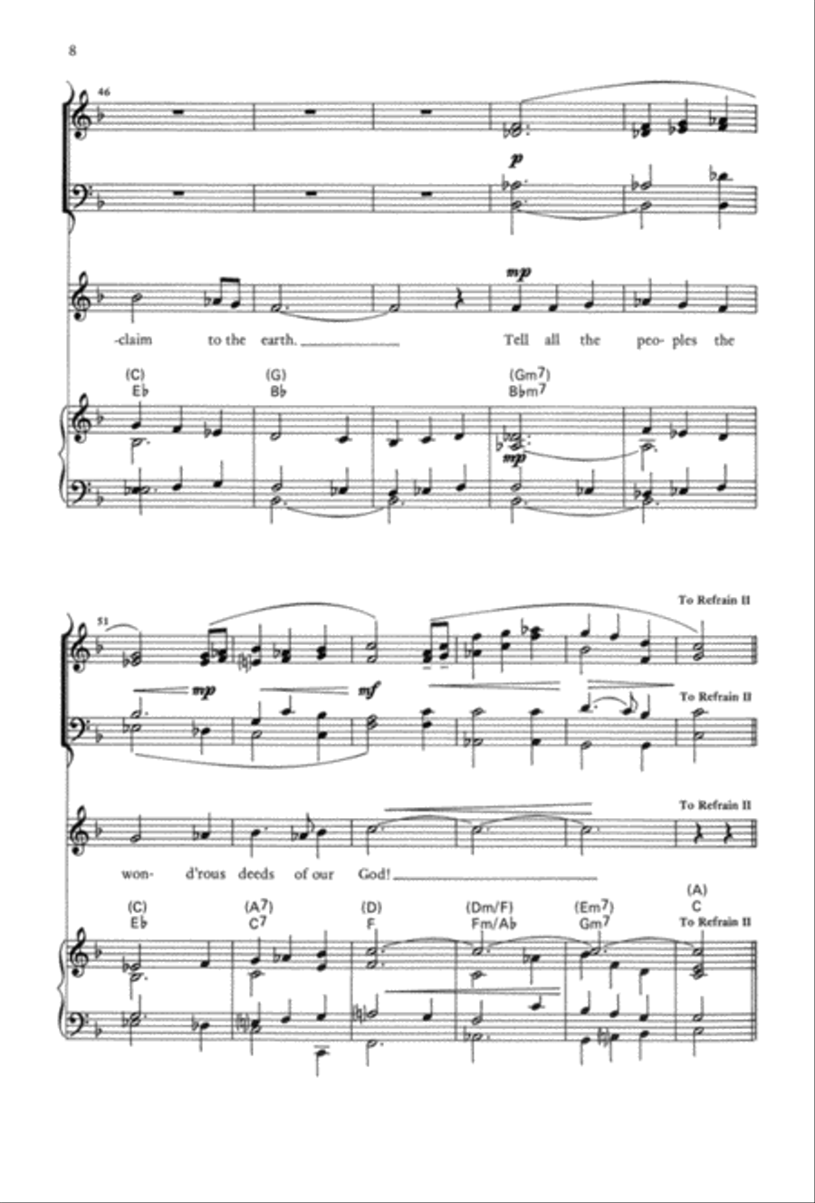 Today Is Born Our Savior Today Is Born Our Savior 4-Part scores gallery preview page 9