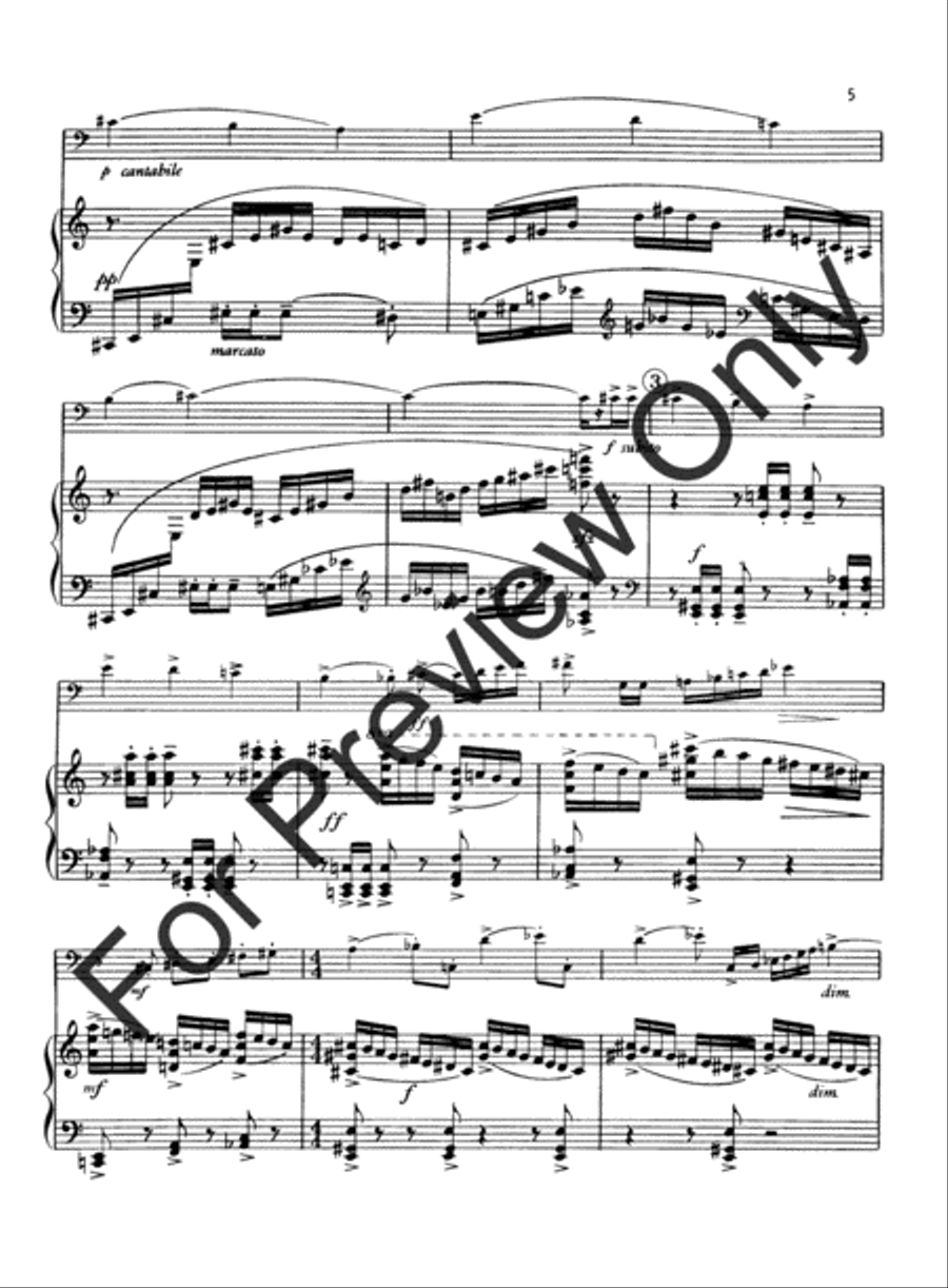 Sonata Concertante Trombone scores gallery preview page 6