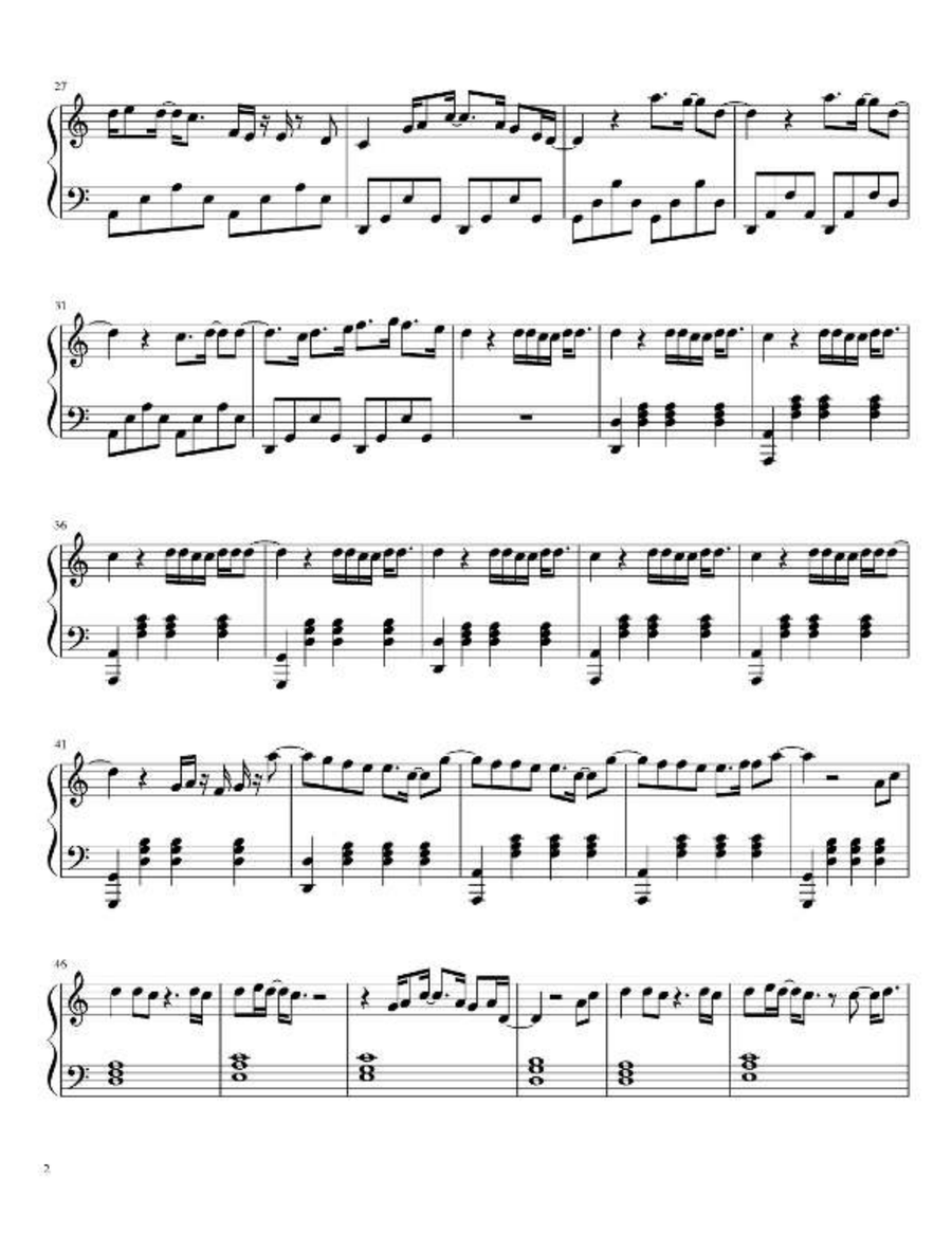 Watermelon Sugar Watermelon Sugar Easy Piano scores gallery preview page 2