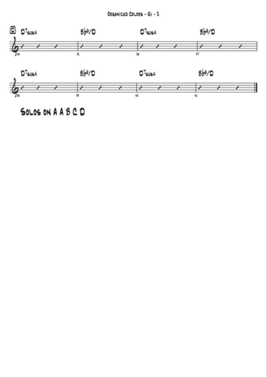 Organized Colors Organ scores gallery preview page 3