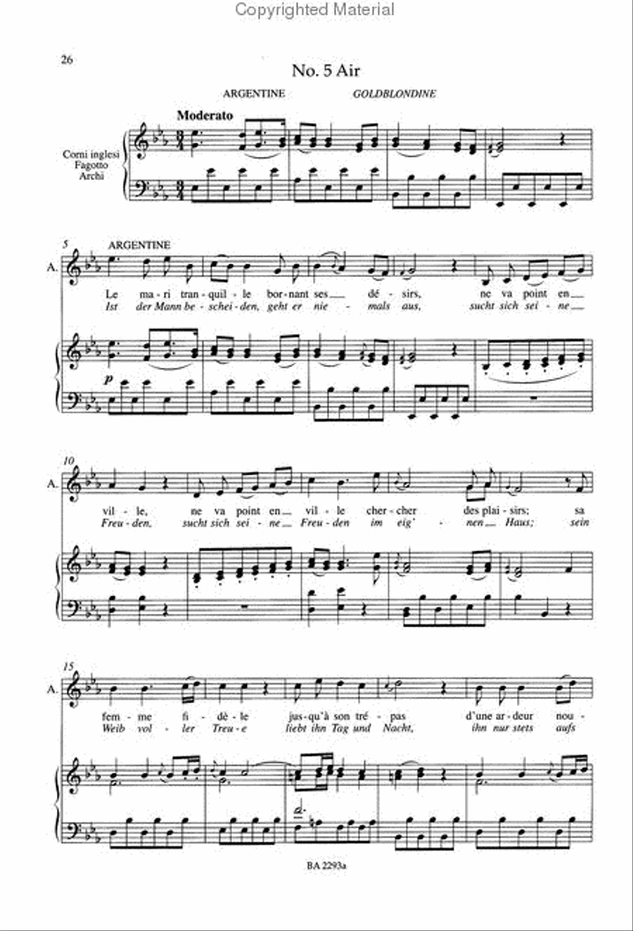 L'Ile de Merlin ou Le Monde renversé (Merlins Insel oder Die verkehrte Welt) Bassoon scores gallery preview page 4