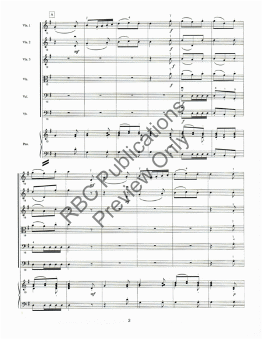 Vivace (Score) String Orchestra scores gallery preview page 6