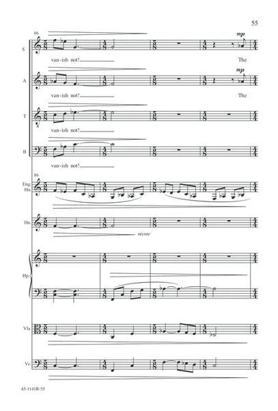 Night Pieces - SATB Choral/Full Score image number null