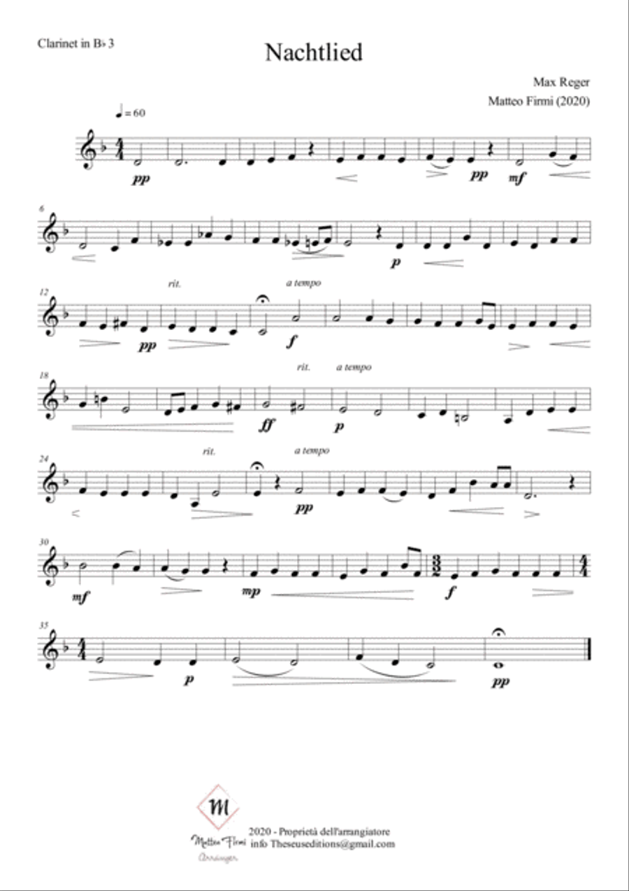 Max Reger - NachtLied Choir scores gallery preview page 2