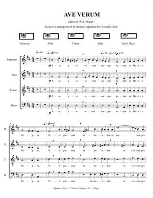 AVE VERUM - Mozart - A cappella