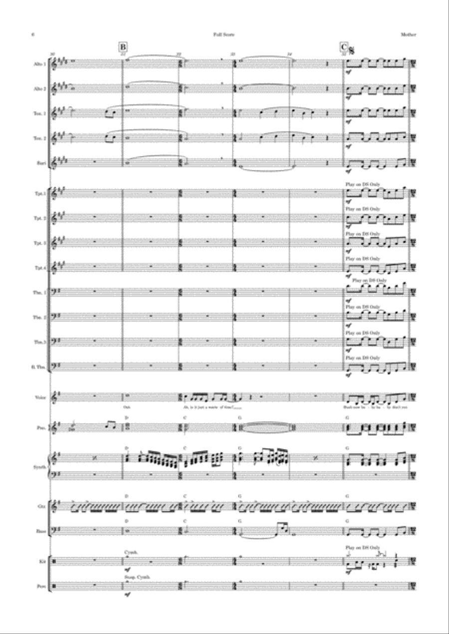 Mother Saxophone scores gallery preview page 6