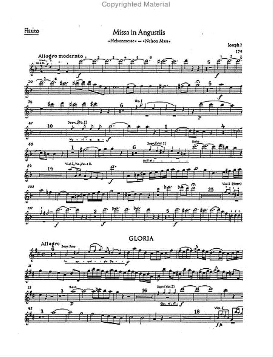 Missa in angustiis Hob.XXII:11 'Nelson Mass' Bassoon scores gallery preview page 2