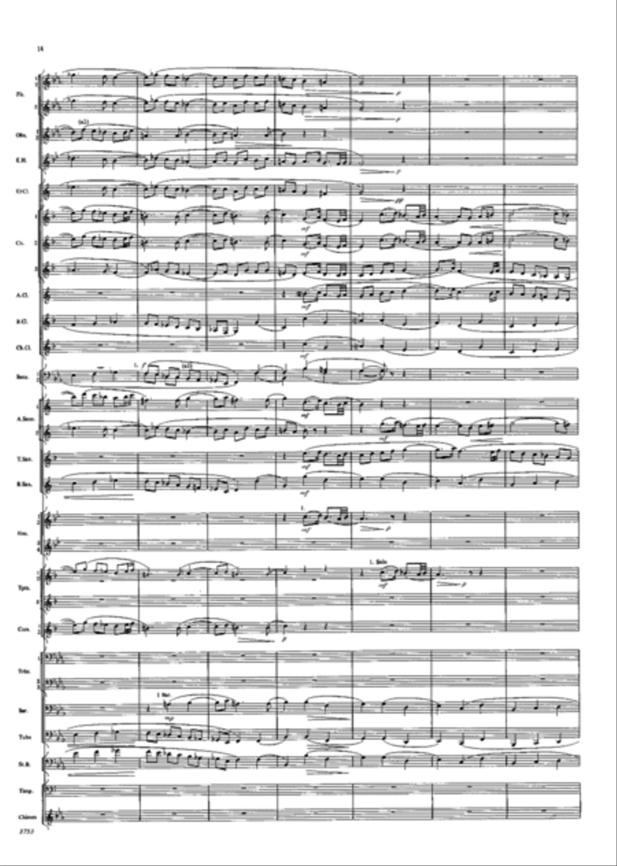 Deck Thyself, My Soul, With Gladness Concert Band scores gallery preview page 14