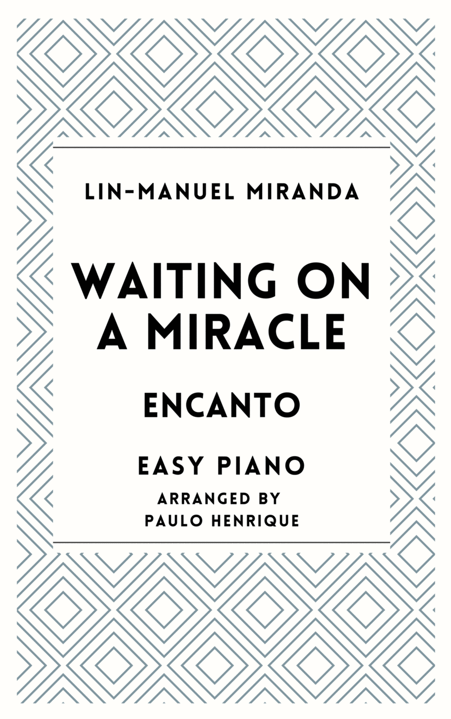 Waiting On A Miracle Piano Method scores gallery preview page 1