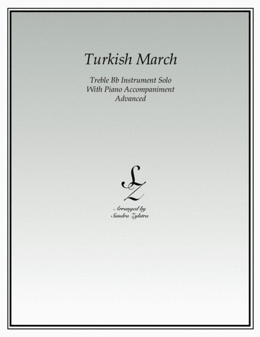 Turkish March (treble Bb instrument solo) image number null