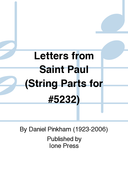 Letters from Saint Paul (String Parts)