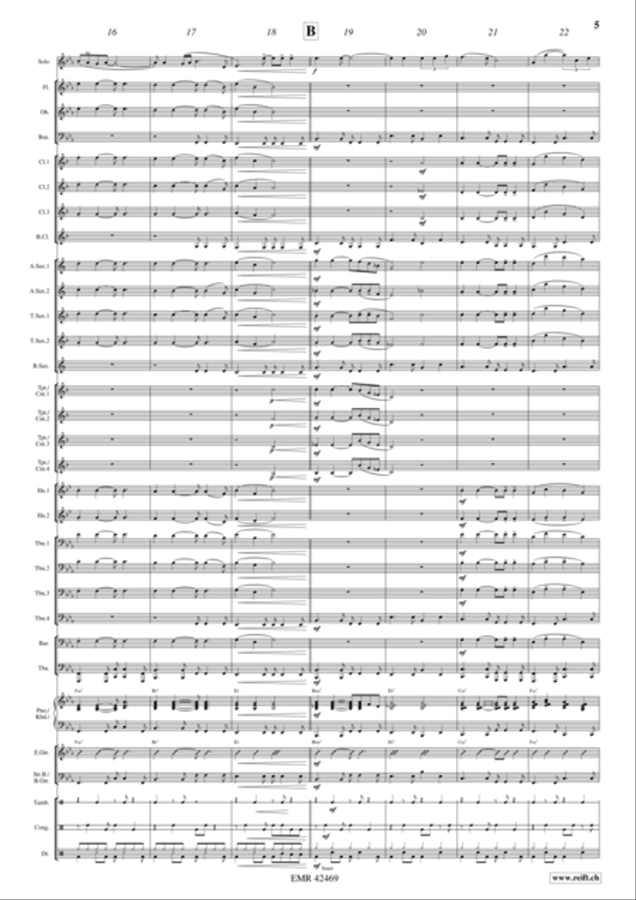 Silver Memories Silver Memories Concert Band scores gallery preview page 7