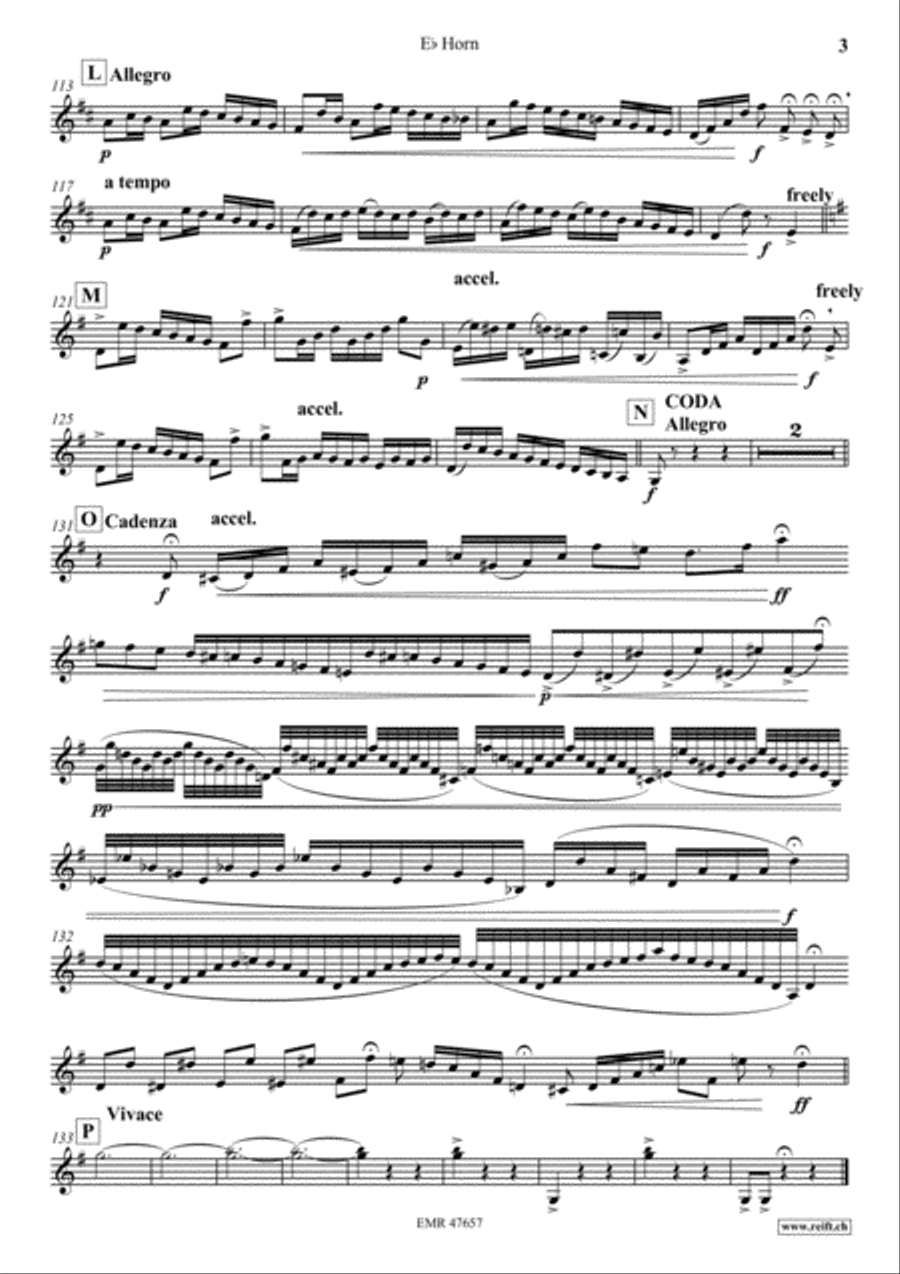 Air Varie Air Varie Horn scores gallery preview page 4