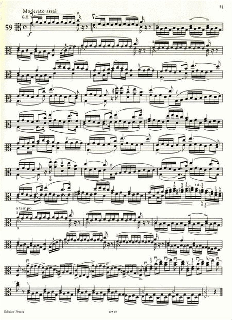 60 Studies Op. 45 for Violin (Transcribed for Viola)