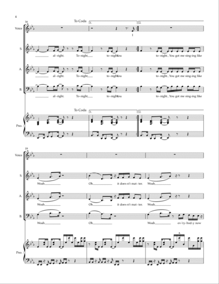 Tonight Tonight 3-Part scores gallery preview page 4