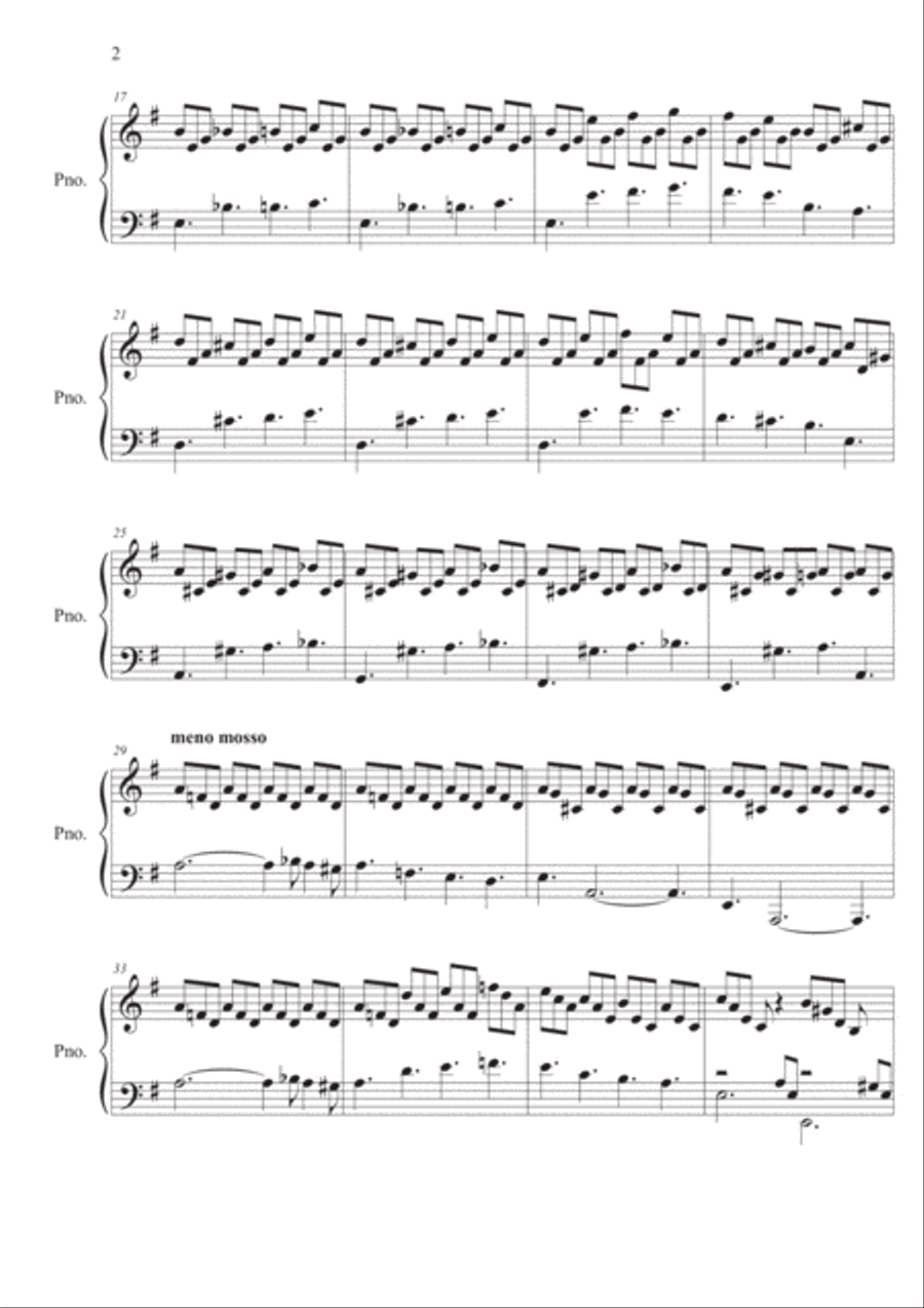 Fantasiestuck, Fantasie for piano solo in romantic style Piano Solo scores gallery preview page 2