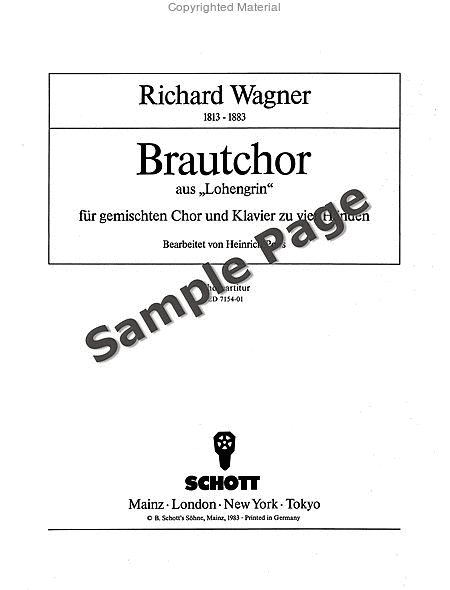 Wagner Brautchor Chor.sc