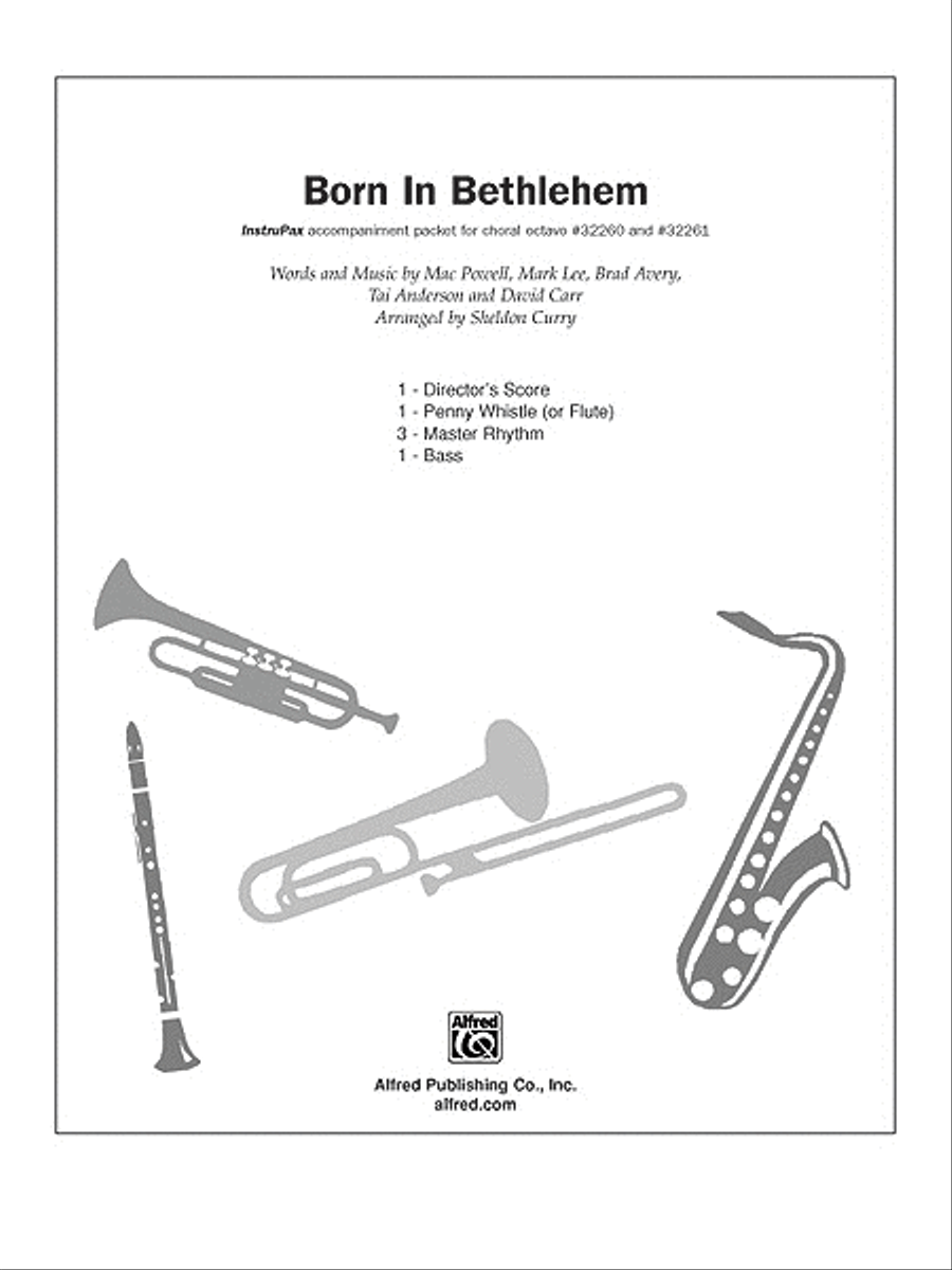 Born in Bethlehem Choir scores gallery preview page 1