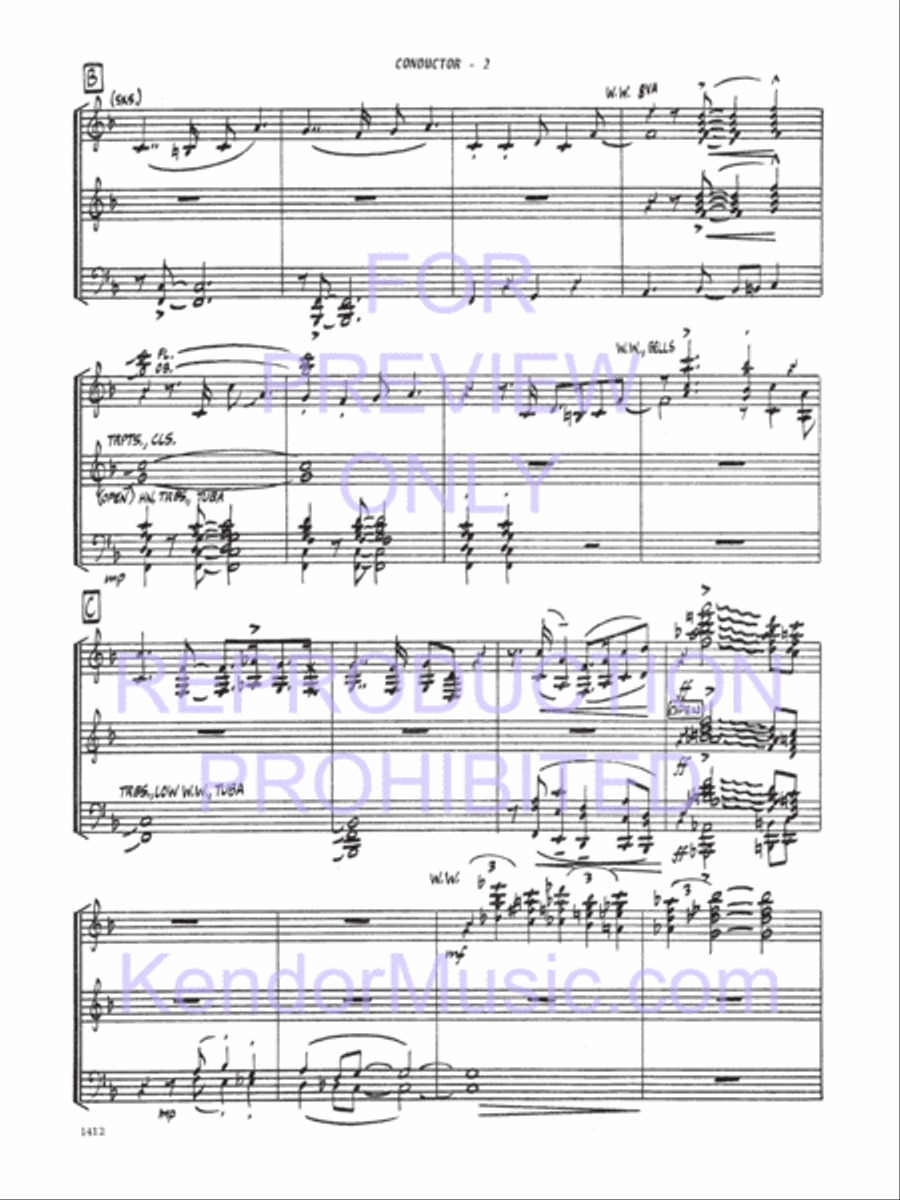 Comin' Through The Rye Jazz Ensemble scores gallery preview page 3